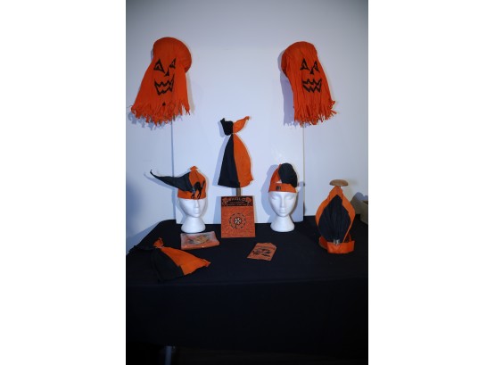 Vintage Paper Halloween Decorations-Shippable