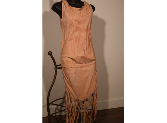 Suede Dress-shippable
