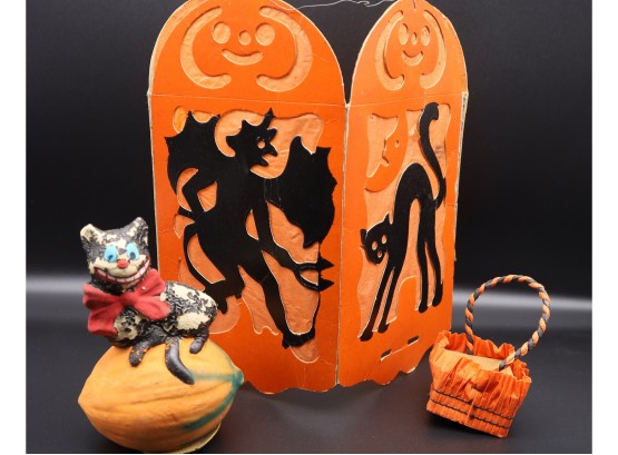 Vintage Halloween Decorations-Shippable