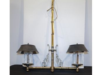 Vintage Double Lamp Light Fixture