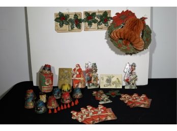 Vintage Paper Christmas Decorations-Shippable