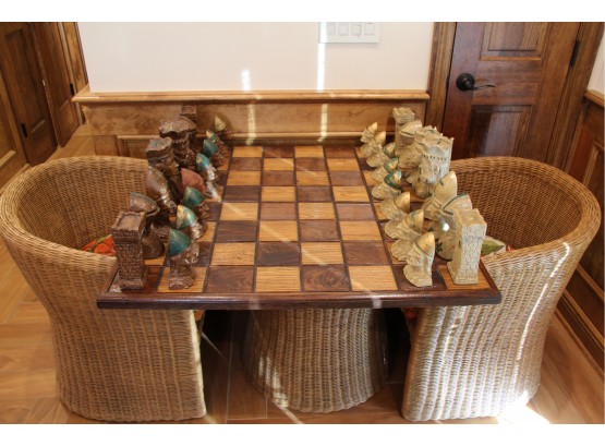 An Exquisite Chess Set - Unique!!