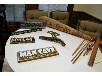 Welcome To The ManCave- Decorate Your Space With Fun Items