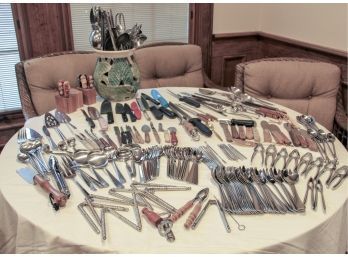 Lots Of Utensils, Knifes, Nutcrackers & More -