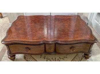 Thomasville Coffee Table With Drawers