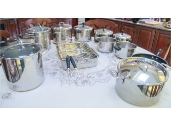 Twelve Shiny Pots - Cuisinart, Revere Ware, Faberware