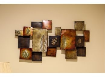 Abstract Squares Art Mural