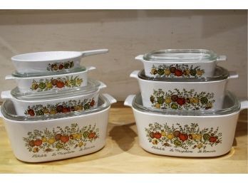Vintage Corningware ' Spice Of Life ' Collection