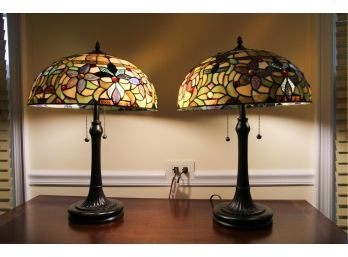 Pair Of Quoizel Lamps