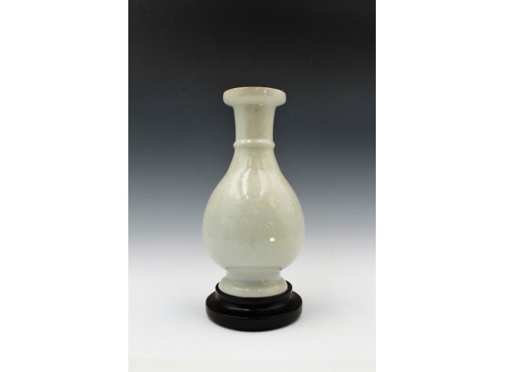 Chinese Crackle Bottle Vase
