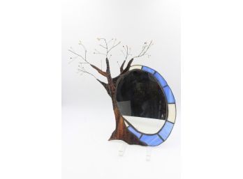 Stain Glass Tree And Mirror