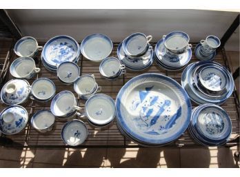 Large Collection Of Chinese Blue And White