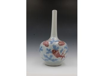 Beautiful Antique Asian Porcelain Vase