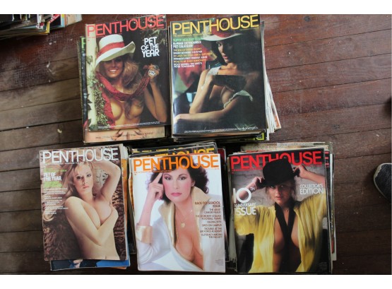 1970's Penthouse Magazines Lot