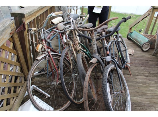 6 Vintage Bicycle Parts