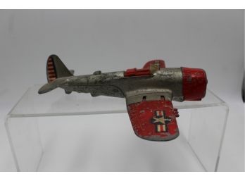Vintage Metal Toy Airplane