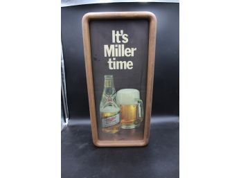 Vintage Miller Time Beer Sign
