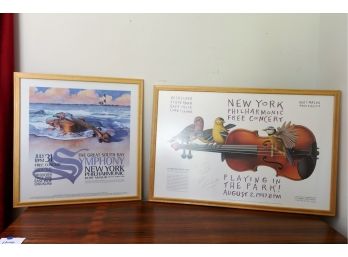 NY Philharmonic Signed Posters -SHIPPABLE