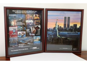 Vintage The Port Authority Posters - Framed -SHIPPABLE