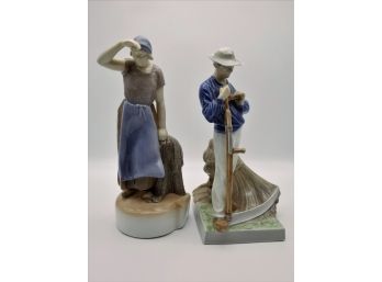 Vintage B & G Denmark Porcelain Figures -SHIPPABLE