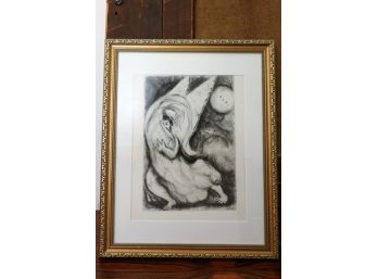 Museum Quality Giclee Chagall ' Forgiveness Of God ' -SHIPPABLE