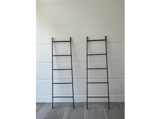 Pair Of New  Decorative Iron Ladders