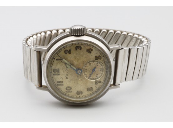 Vintage WWII Bulova Dept US GI Military Mens Timepiece -Shippable