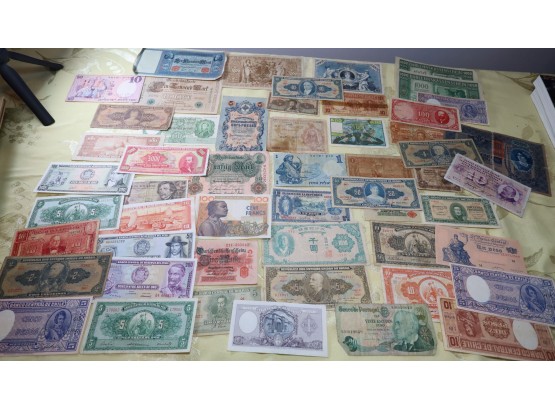 Foreign Paper Money Grouping-Shippable