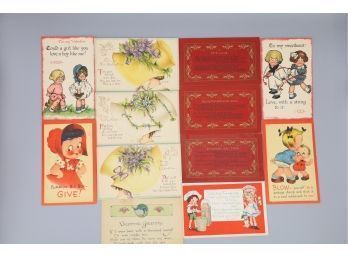 Vintage Valentine Postcards -Shippable