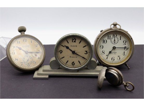 Collection Oif Small Vintage Alarm Clocks -shippable