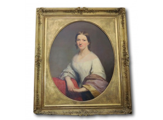 Portrait  Of Lydia-By Listed Artist Daniel Huntington Circa 1843