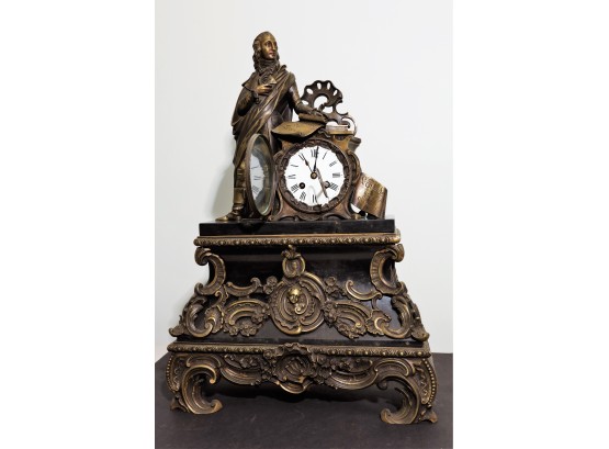 19TH C. French Fireplace Clock