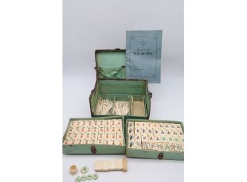 Vintage Original Wrapping! Mahjong With Case -shippable