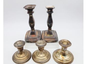 5 -Weighted Candle Holders Shippable