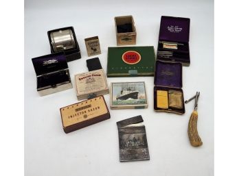 Early Vintage Zippo, Cigarette & Razors And More-shippable