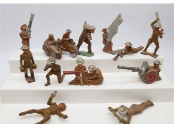RARE Metal WW I Metal Soldier Figurines-shippable