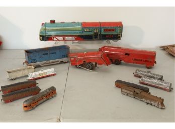 Vintage Metal Trains -SHIPPABLE