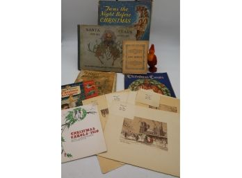 Antique/Vintage Collection Of Christmas Ephemera-shippable