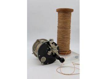 Edward Vom Hofe Fishing Reel And Twine -SHIPPABLE