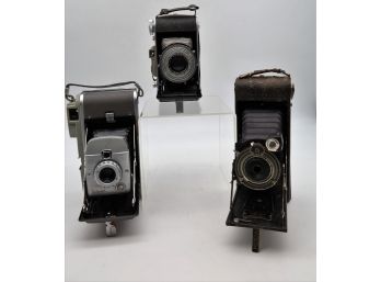 Three Vintage Cameras -SHIPPABLE