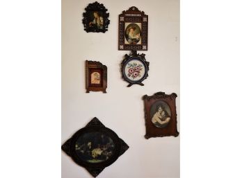 Six Beautiful Wooden Antique Frames All Shapes And Sizes SHIPPABLE