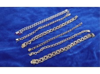 6- Sterling Silver Vintage Bracelets -shippable