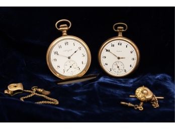 Two ELGIN Antique Pocket Watches - Shippable