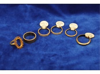 14k Gold Yellow Vintage Rings-15.9 GRAMS Shippable