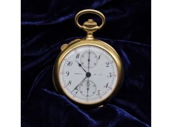 Antique 18k Yellow Gold Shreve Pocket Watch -shippable