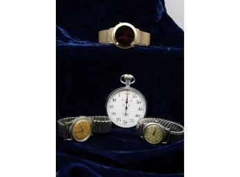 Collection Of Vintage Watches And Stop Watch-shippable