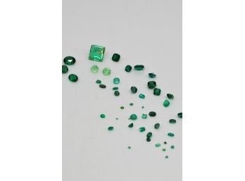 Loose Vintage Emerald Gem And More -shippable