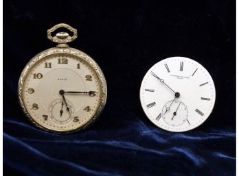 H.Mathey Peytieu & Elgin 14k GF Watches -shippable