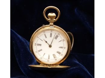 Antique 14k Yellow Gold Pocket Watch -shippable