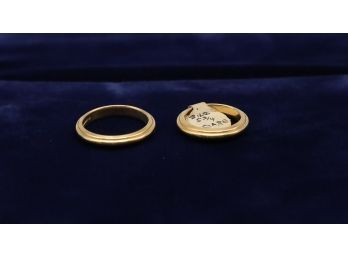 Pair Of 14k Gold Vintage Wedding Bands - 11.4GRAMS Shippable